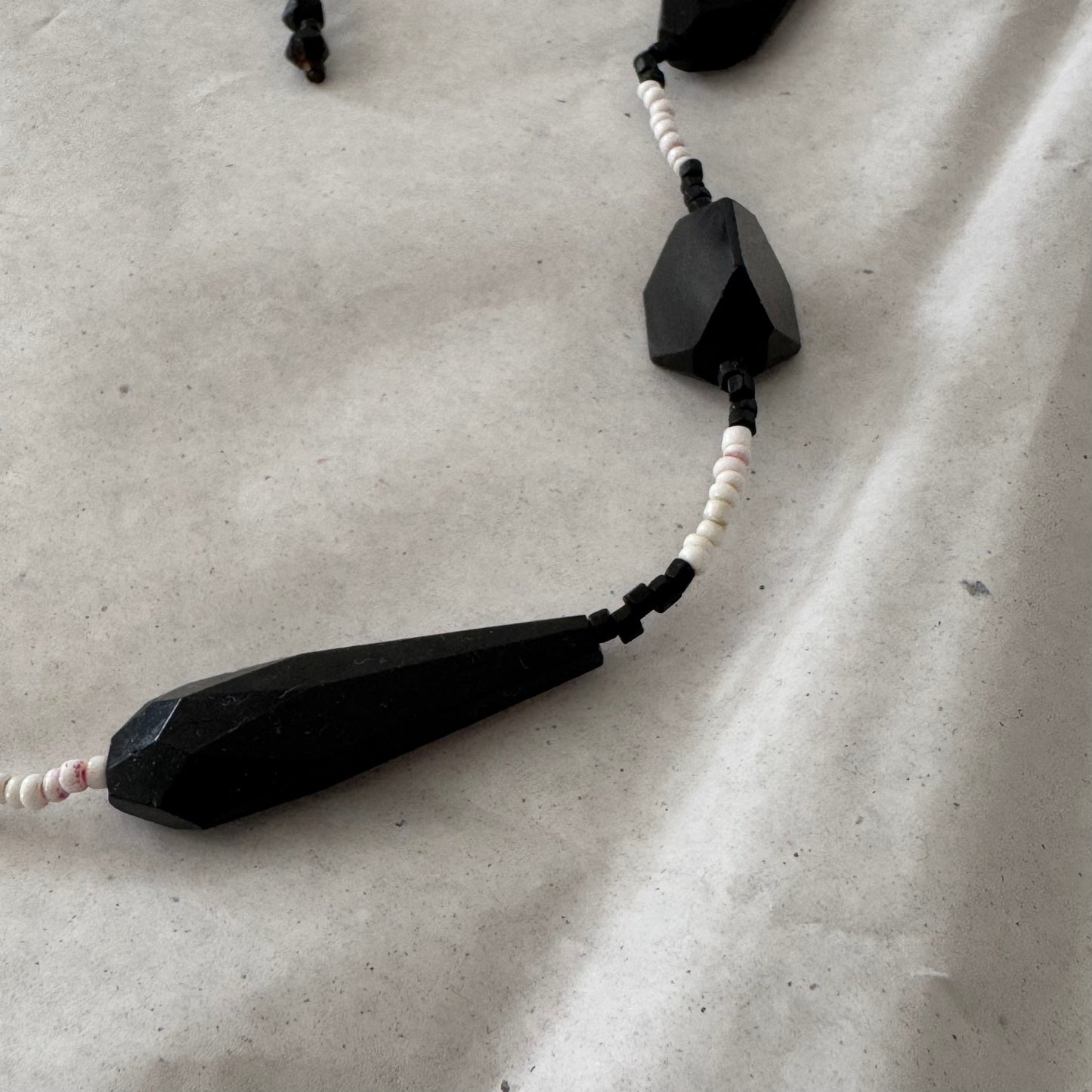 Vintage Black and white necklace