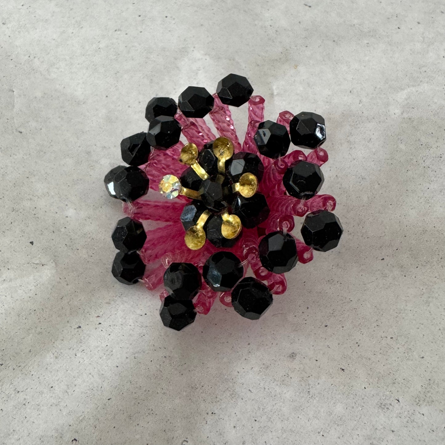 Vintage pink and black Pin