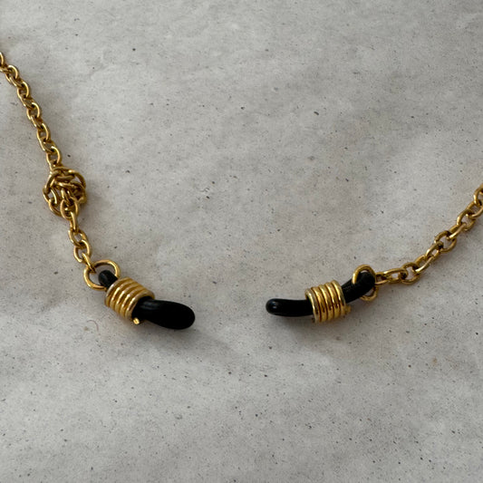Golden Necklace for Glasses