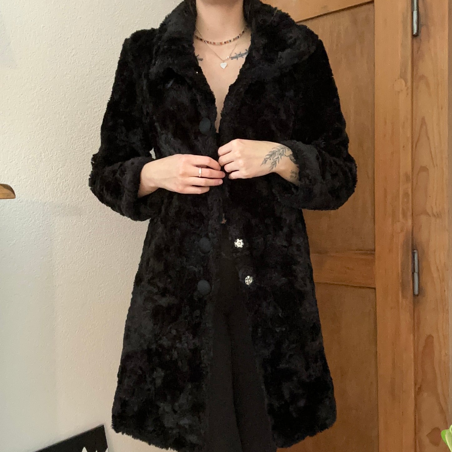 Vintage Black Coat | Bern