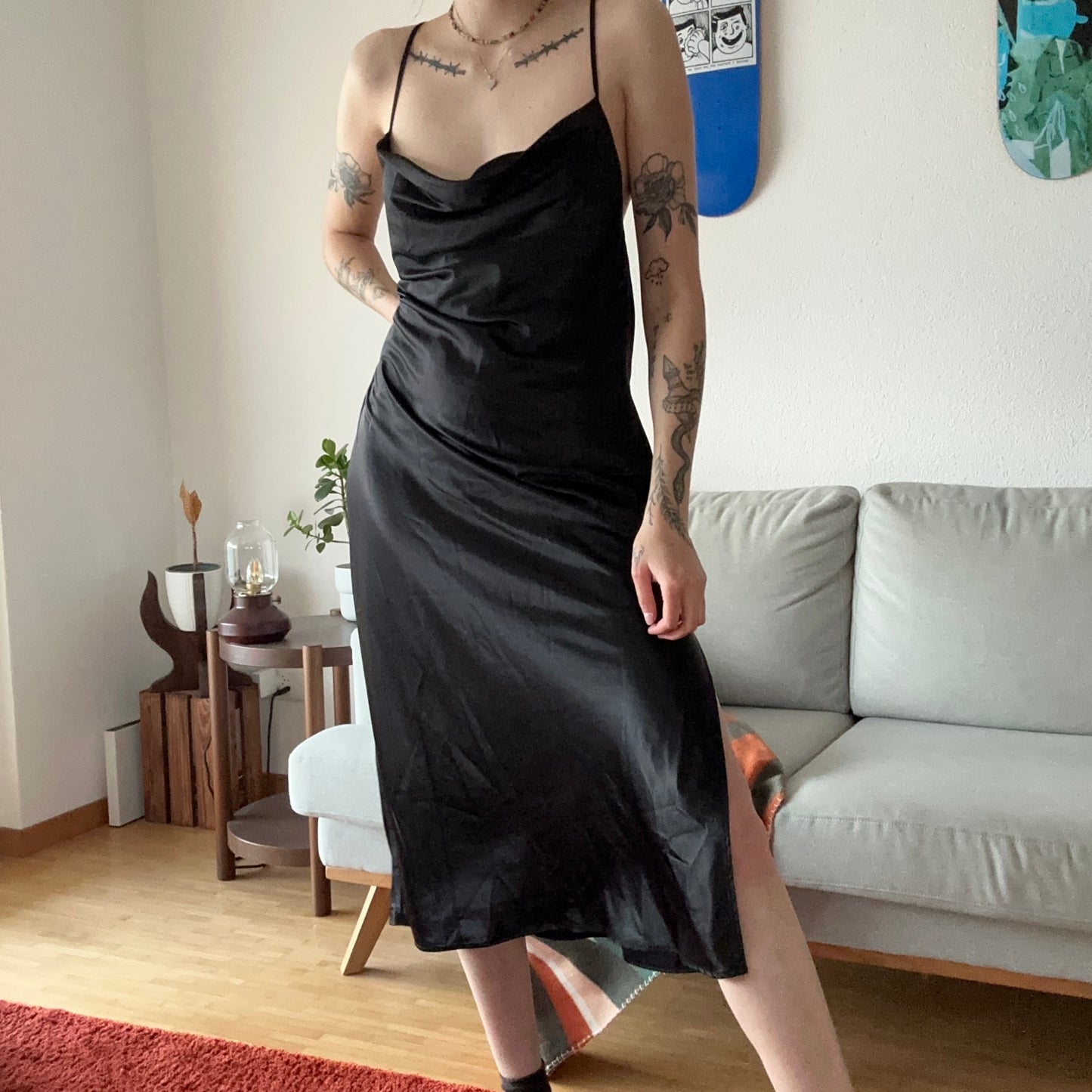 Schwarzes Maxikleid | Bern