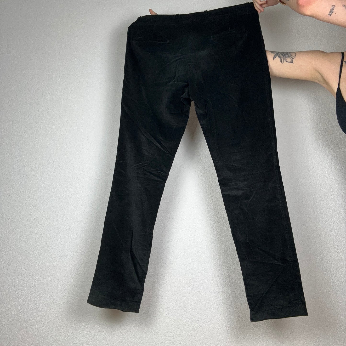 Black Velvet Suit Pants | Bern