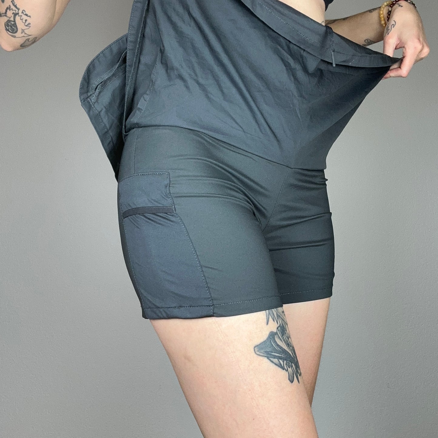 Gray Sport Skorts