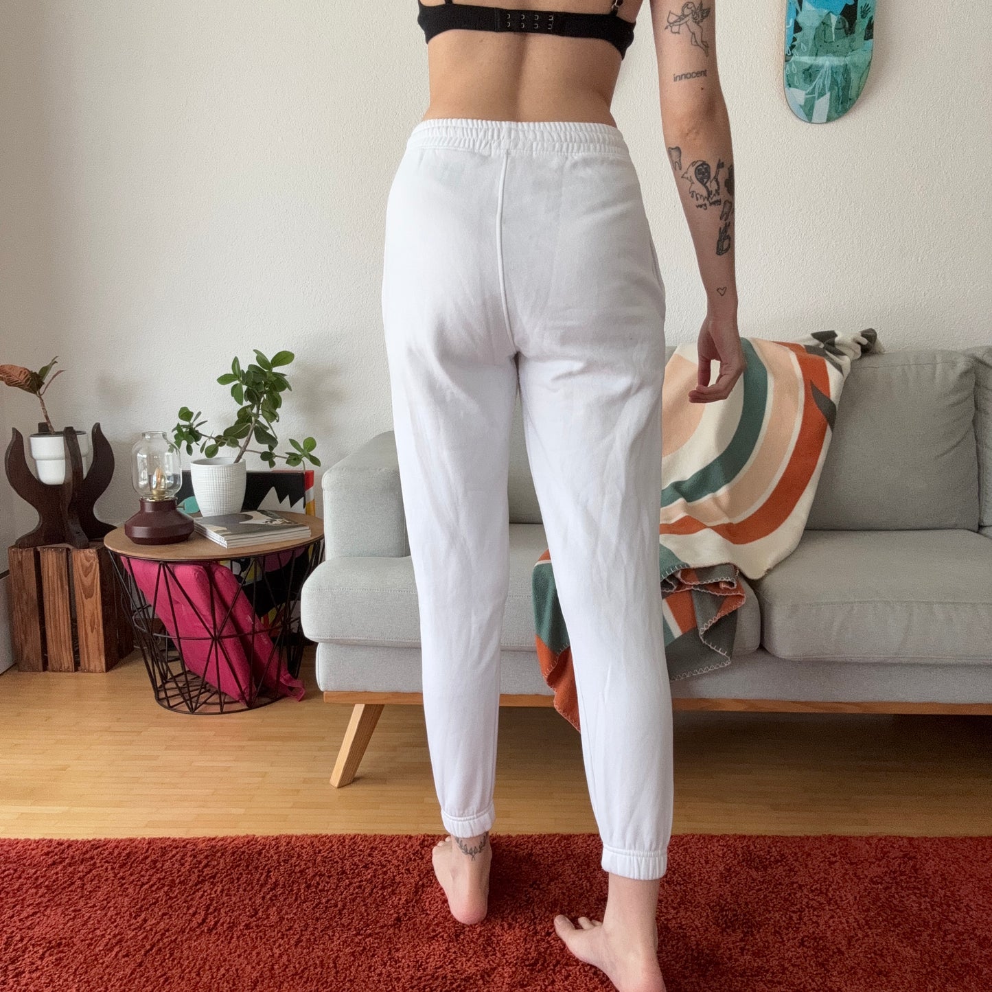 White Joggers | Bern