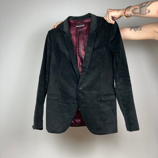 Black Velvet Suit Jacket | Bern