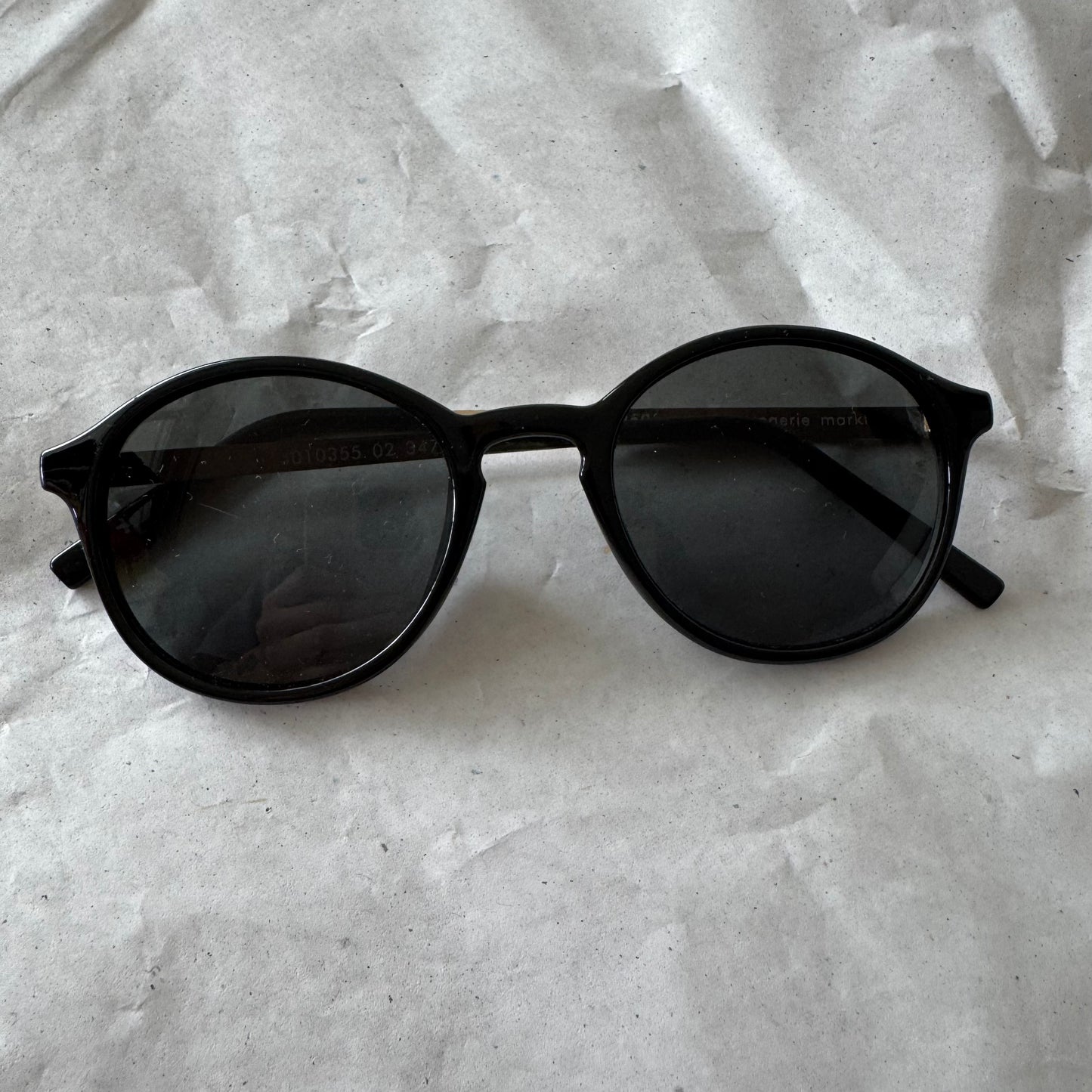 Schwarze Sonnenbrille