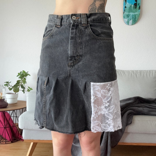 Reworked Black Skirt | Bern