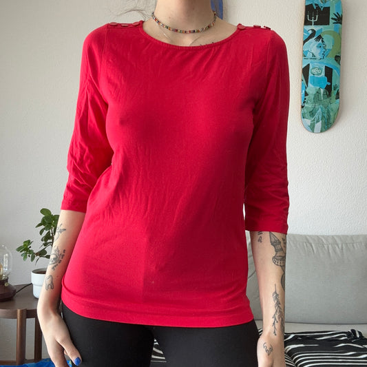 Red 3/4 Longsleeve | Bern