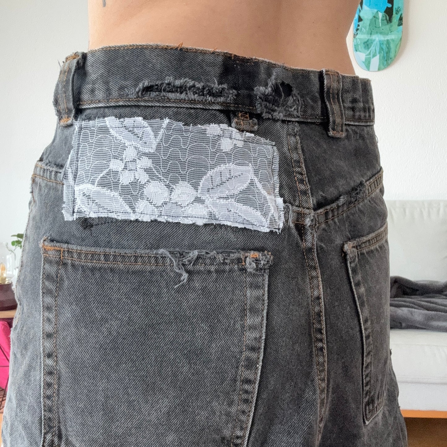 Reworked Black Skirt | Bern