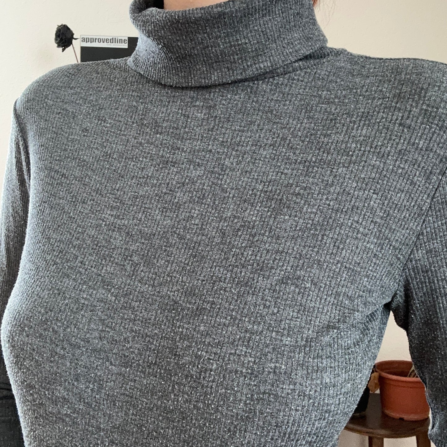 Gray Longsleeve Turtleneck