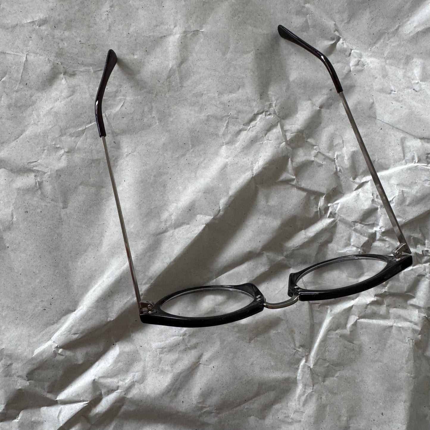 Transparent Glasses with black frame