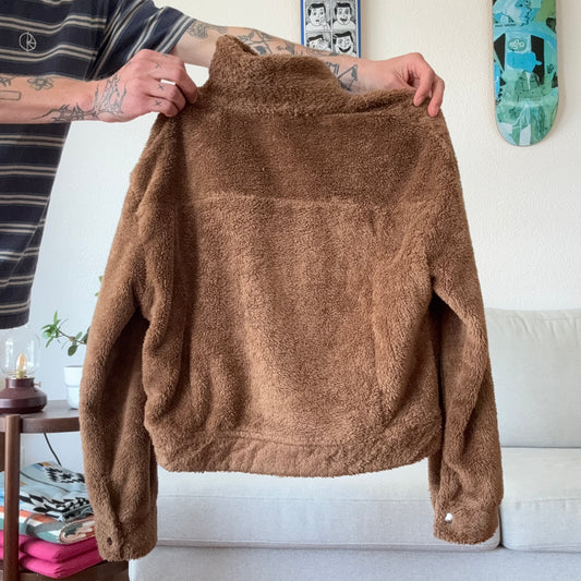 Brown Fluffy Jacket | Bern