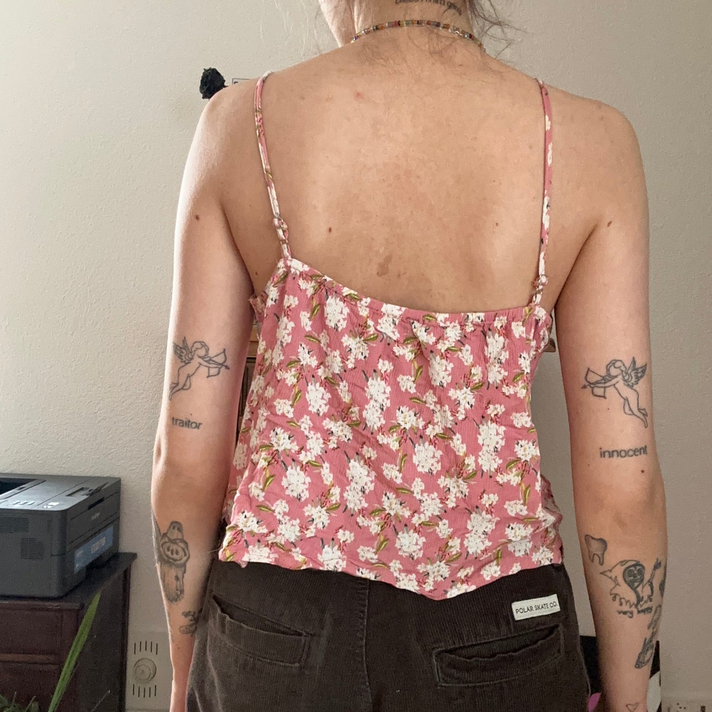 Pink Top with Flower print | Bern