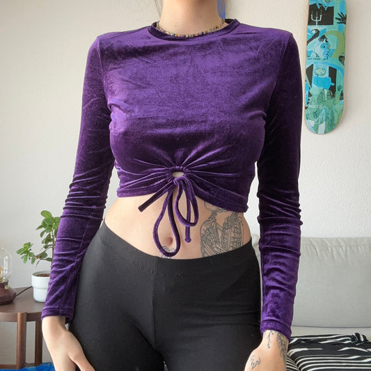 Purple cropped Longsleeve | Bern