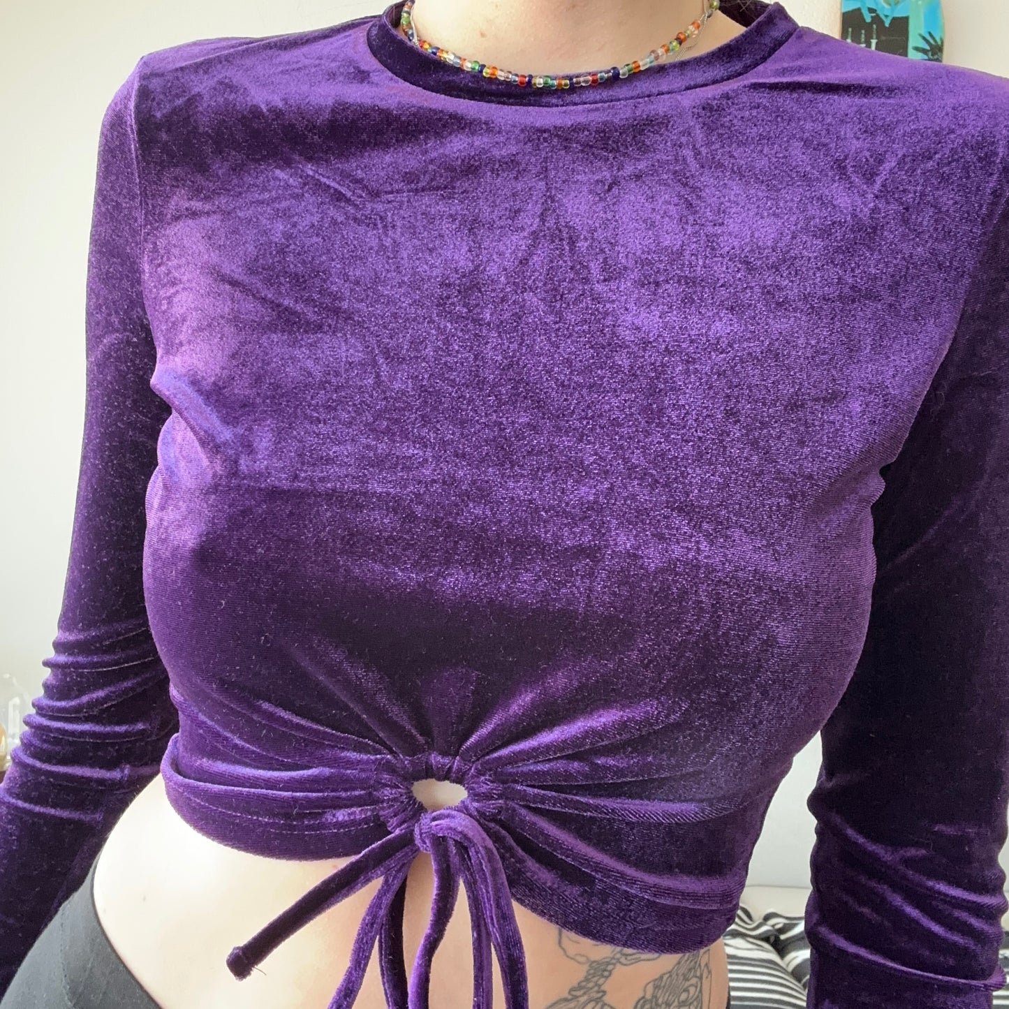 Purple cropped Longsleeve | Bern