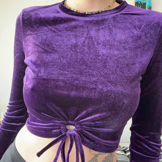 Purple cropped Longsleeve | Bern