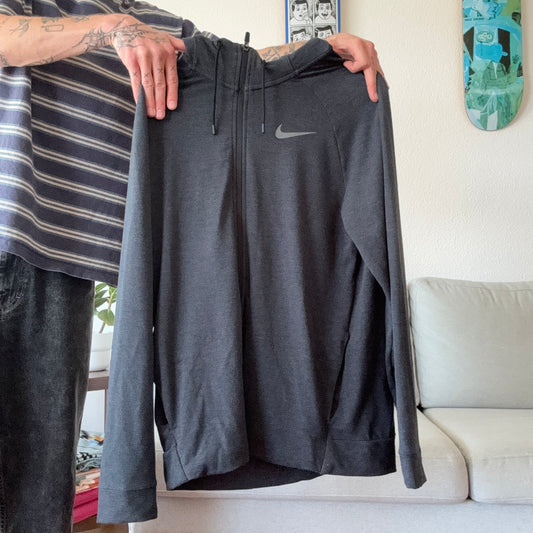 Gray Nike Dry Fit Jacket