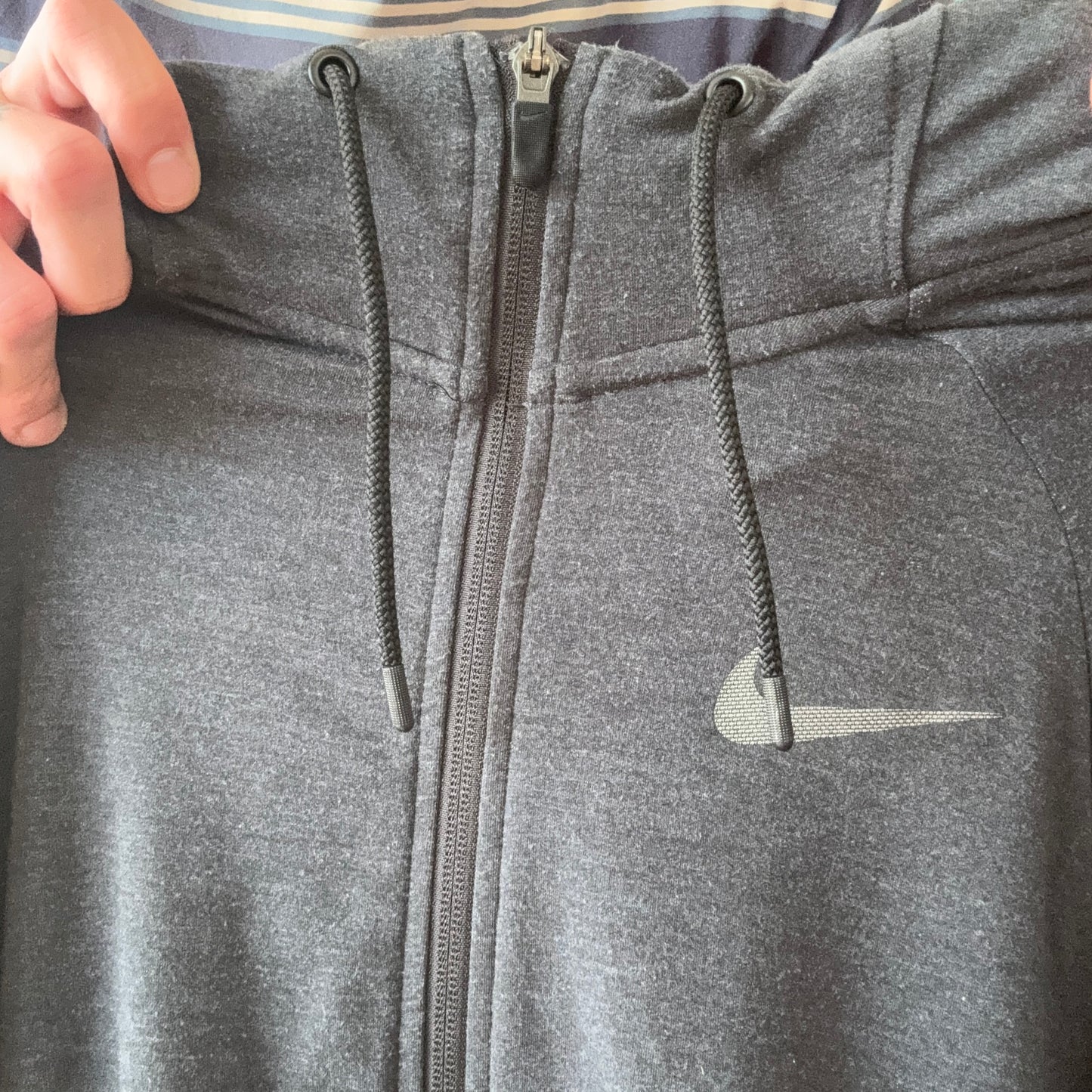 Gray Nike Dry Fit Jacket