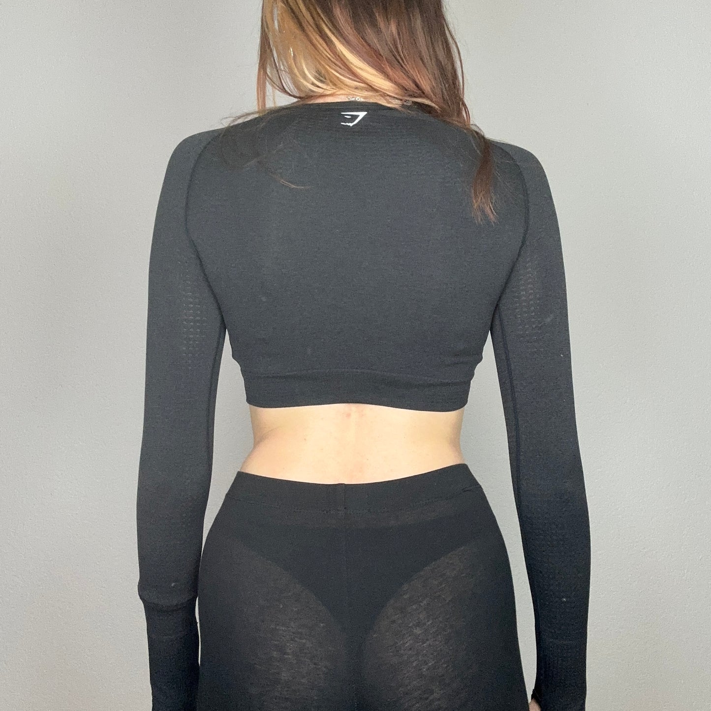 Black cropped Sports Longsleeve | Bern