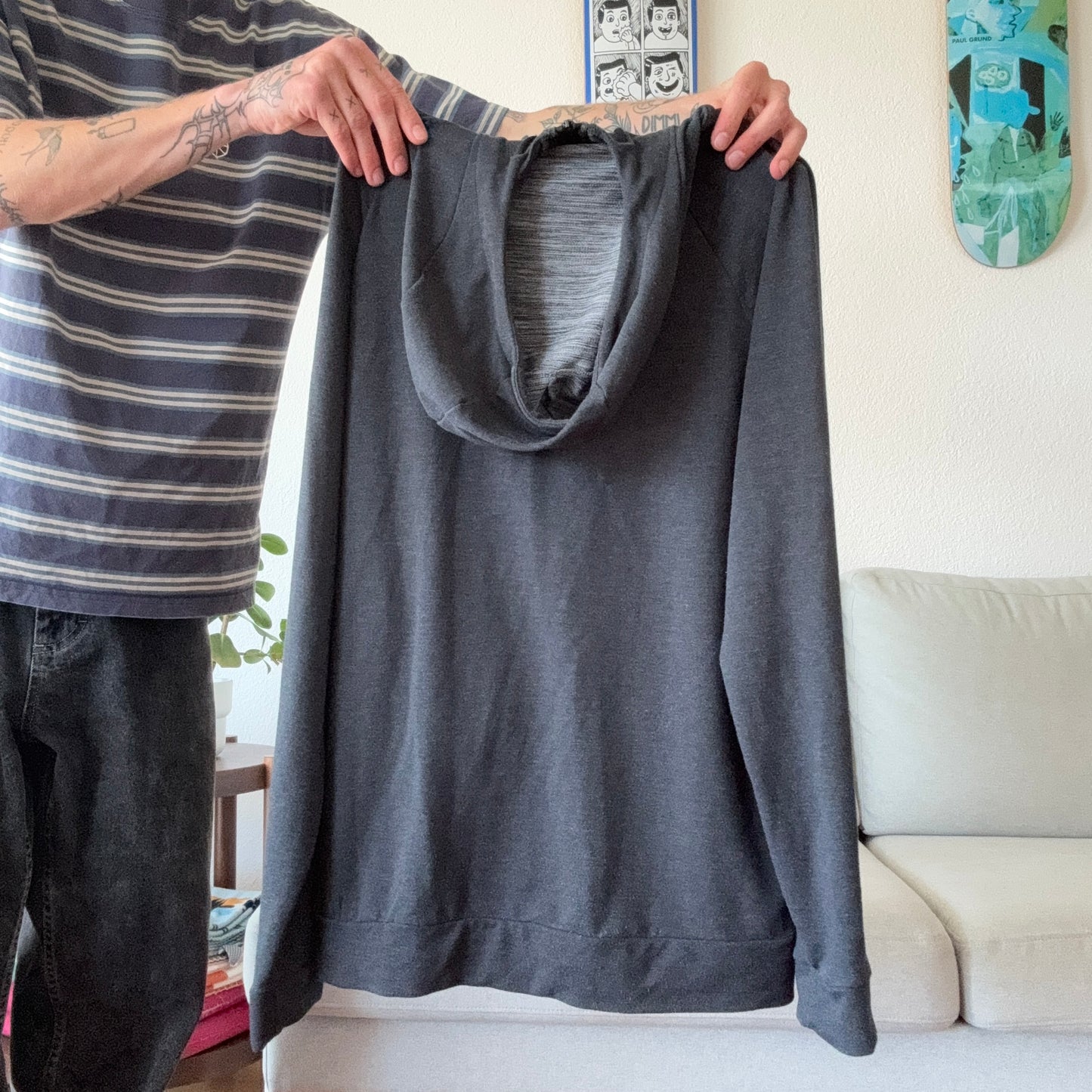 Gray Nike Dry Fit Jacket