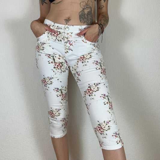 White Capri Jeans