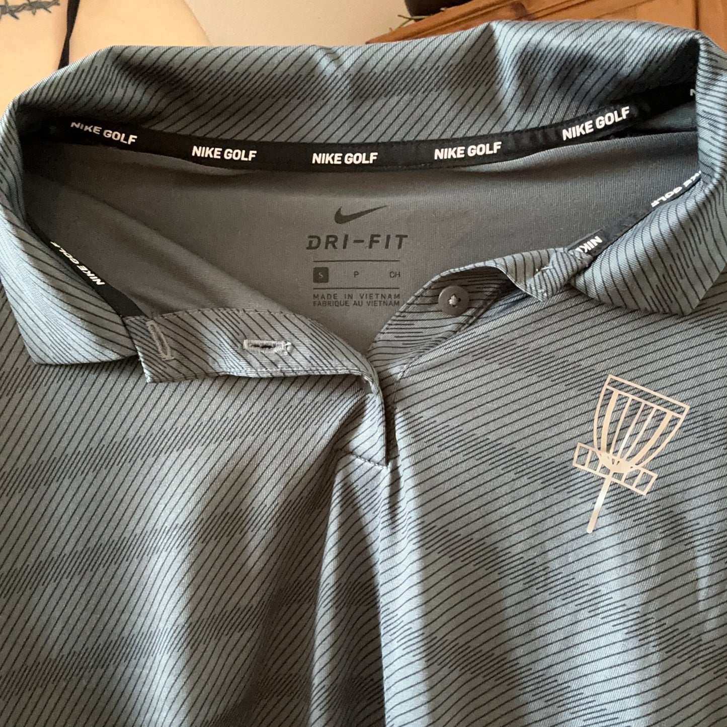 Gray Nike Golf Polo Shirt