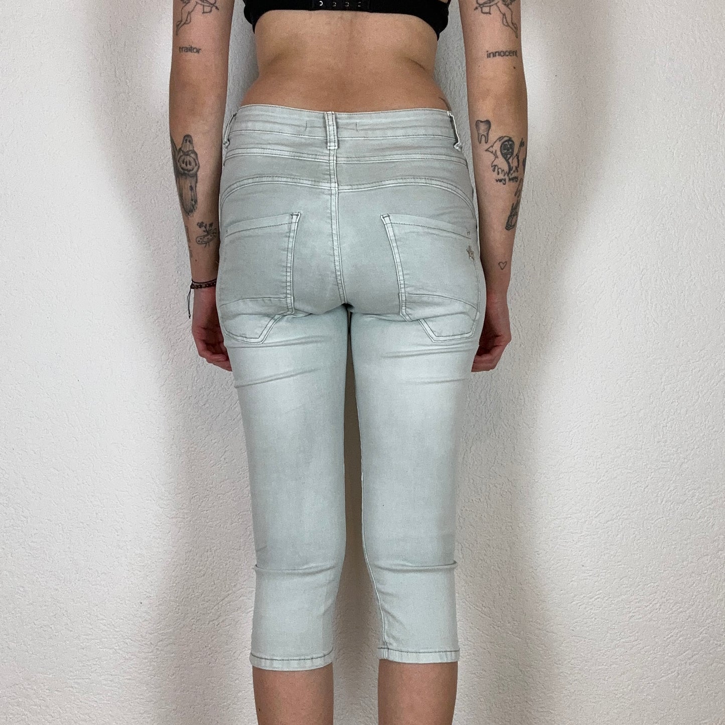 Y2K Lightblue Capri Jeans