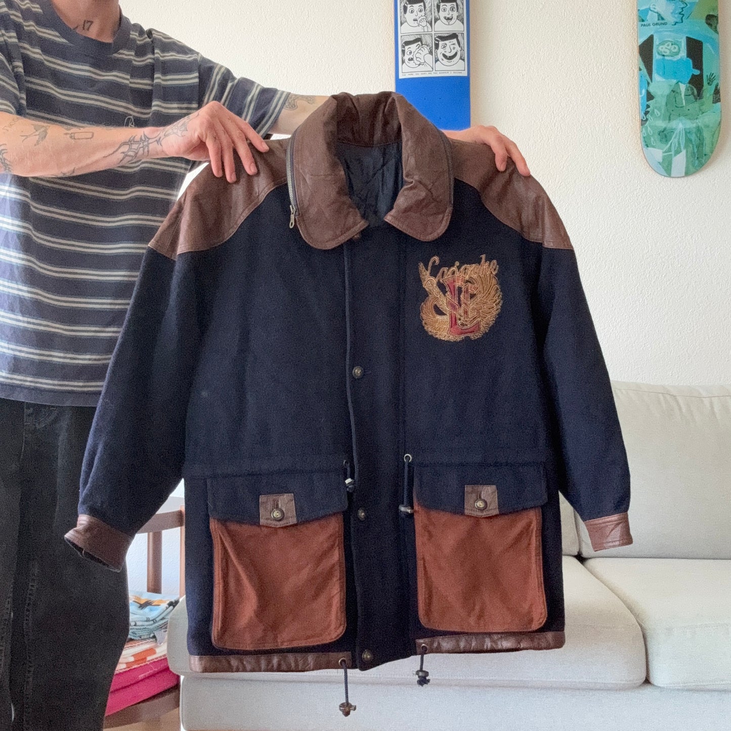 Black and Brown LAGACHE Jacket