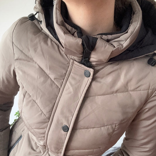 Beige Puffer Jacket
