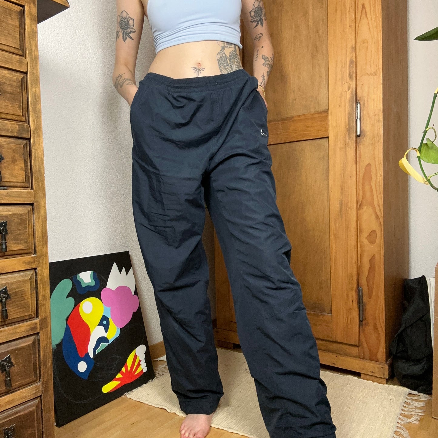 Vintage Blue KAPPA Track Pants