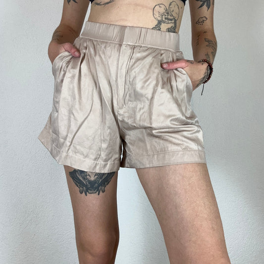 Beige Shorts