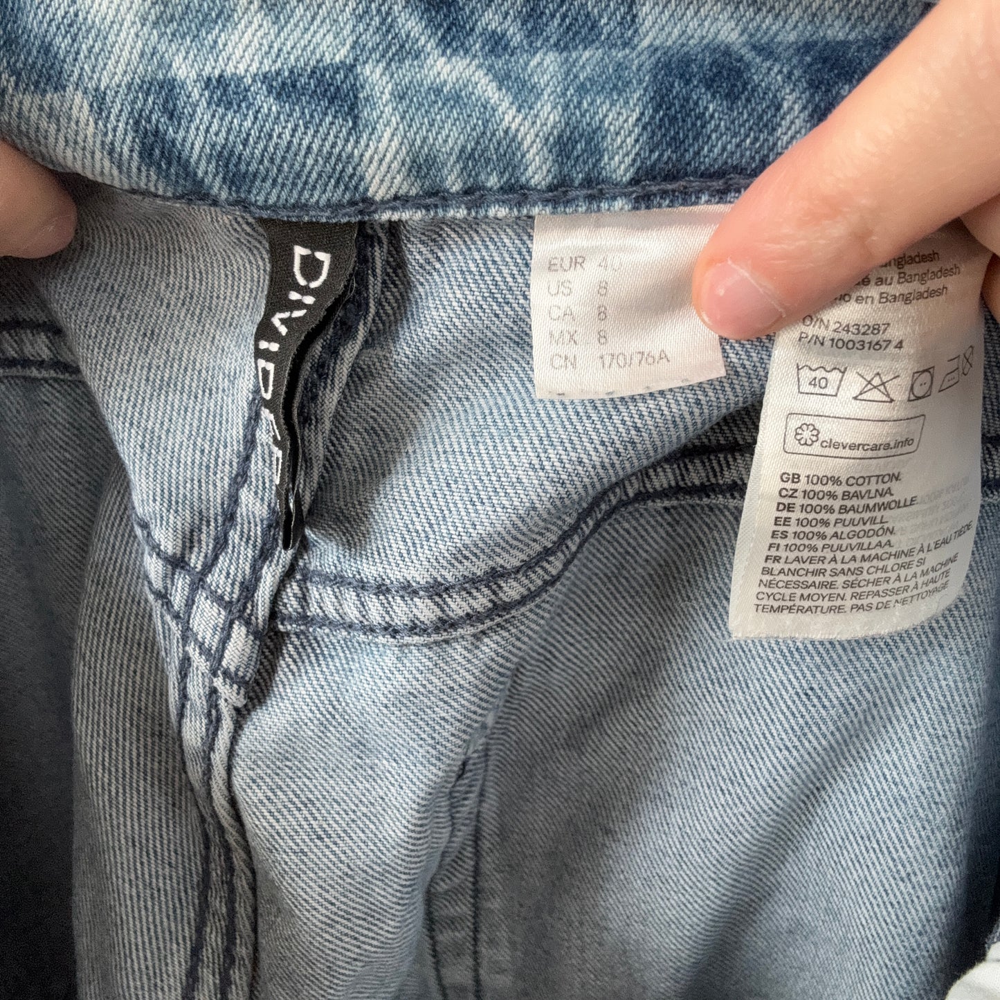 Blue checked Jeans | Bern