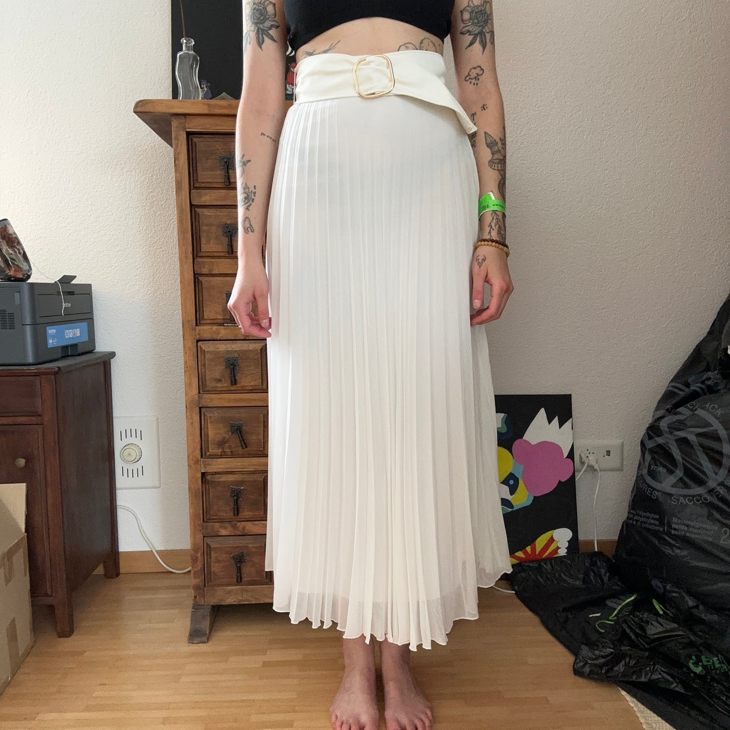 White Maxi Skirt | Bern