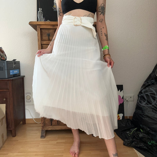 White Maxi Skirt | Bern