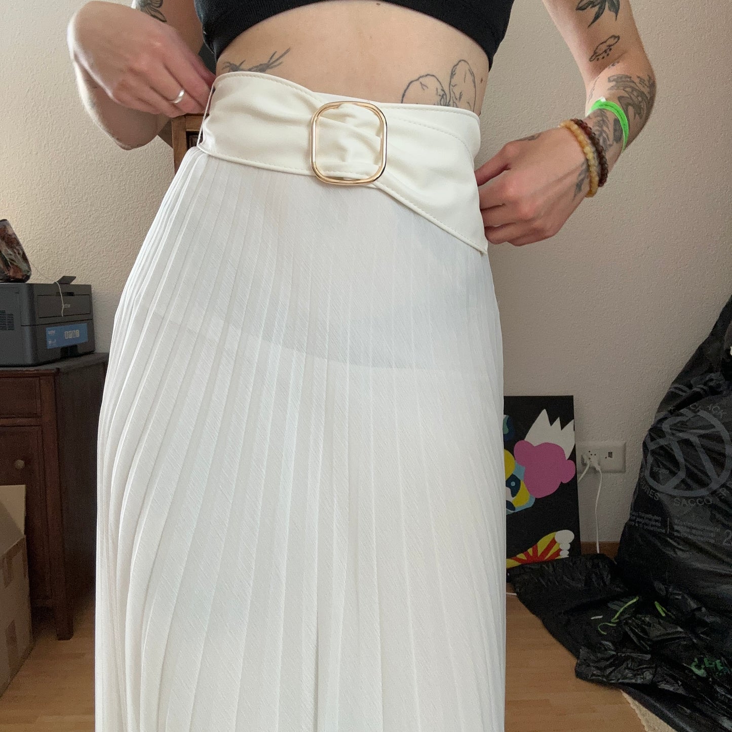 White Maxi Skirt | Bern