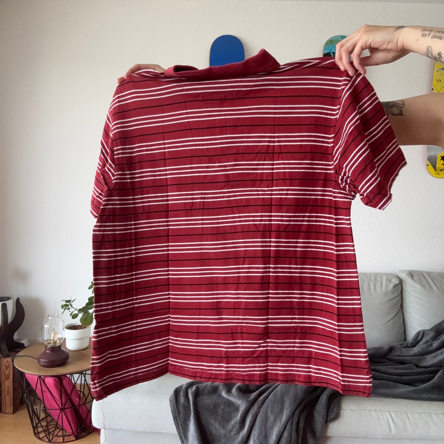 Red Shirt with white stripes | Bern