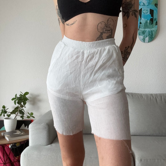 White Shorts