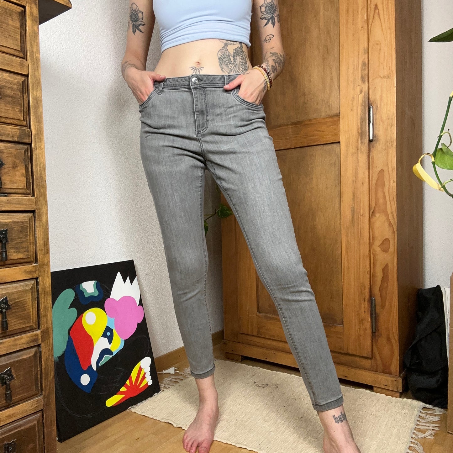 Gray Pants