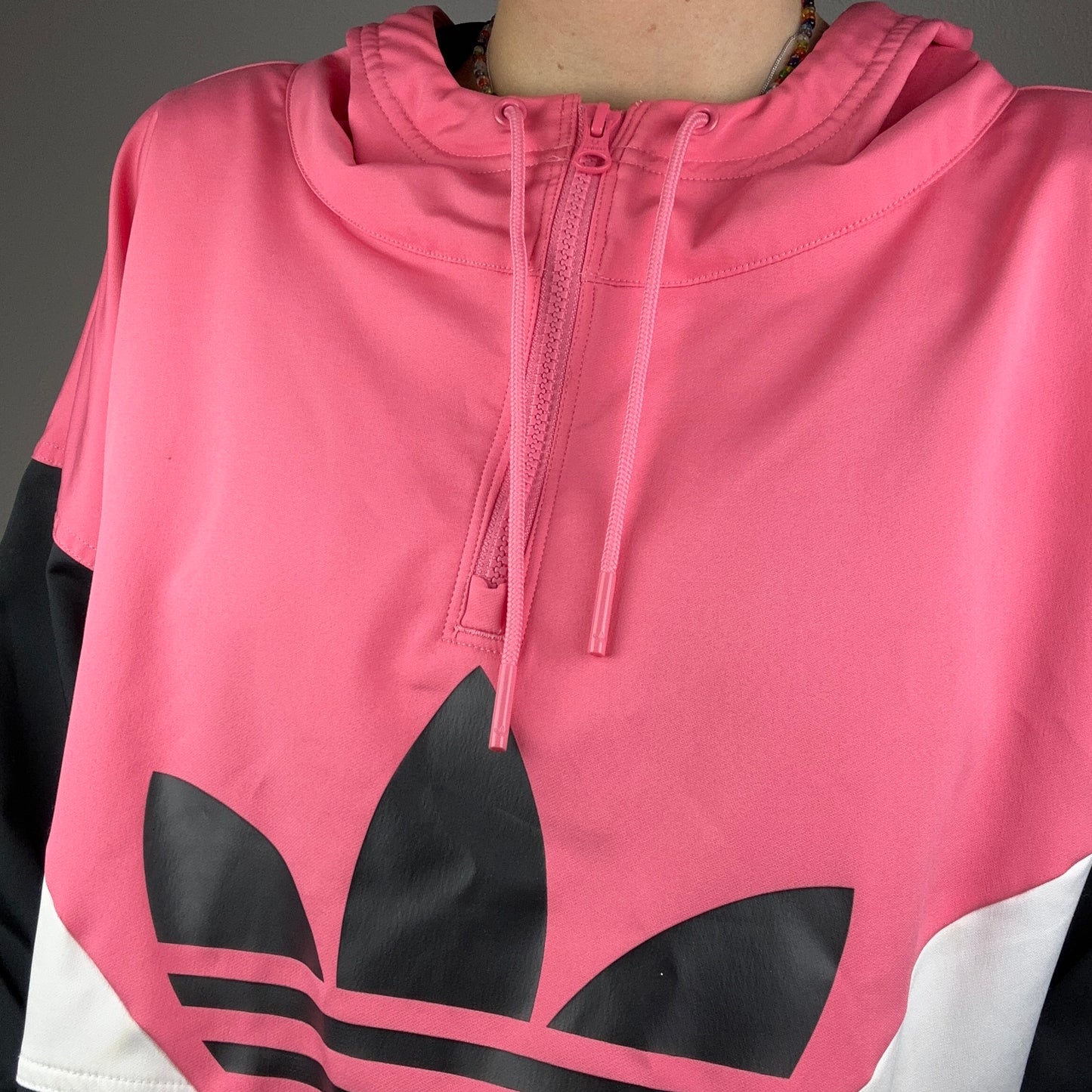 Veste Adidas rose, noire et blanche | Bern