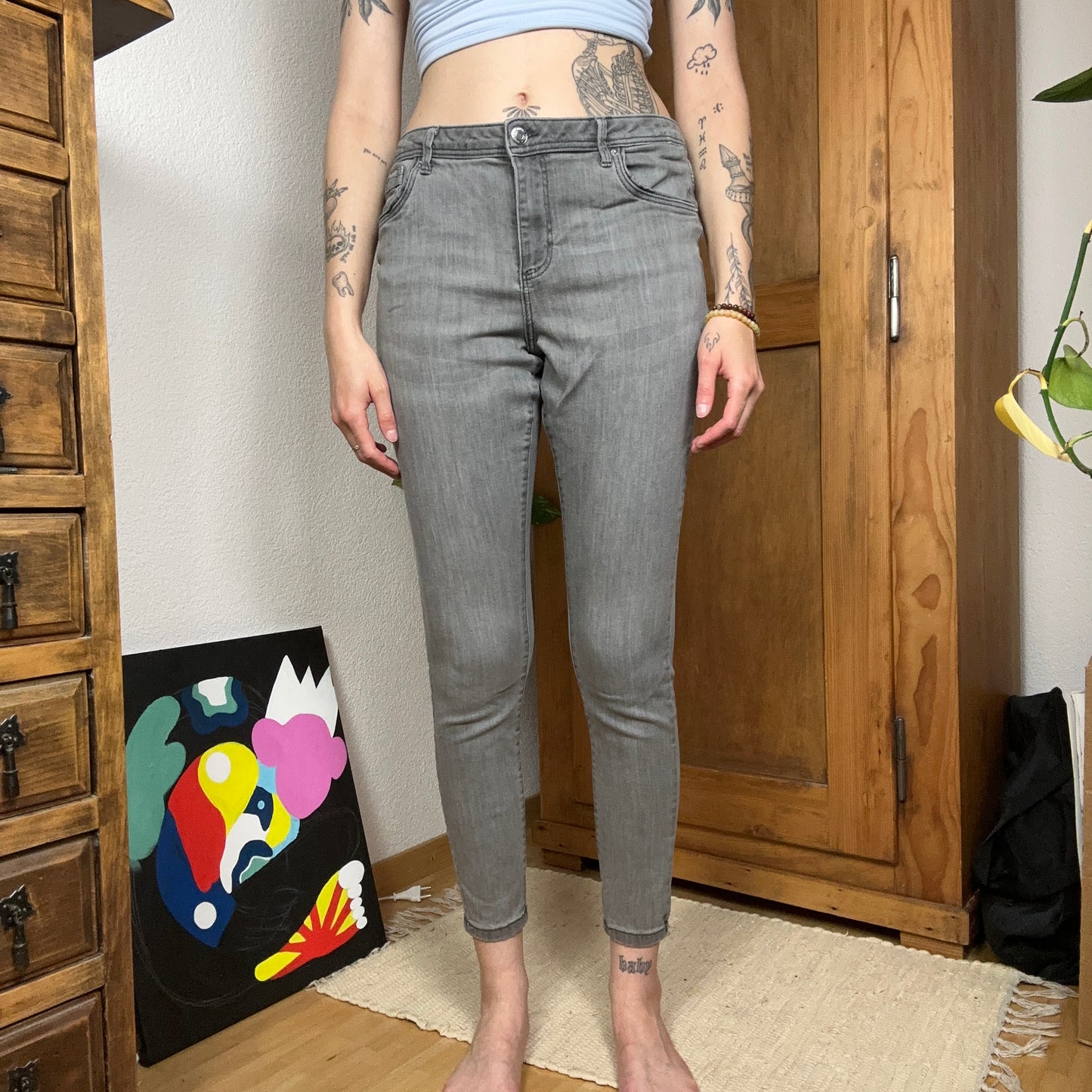 Gray Pants