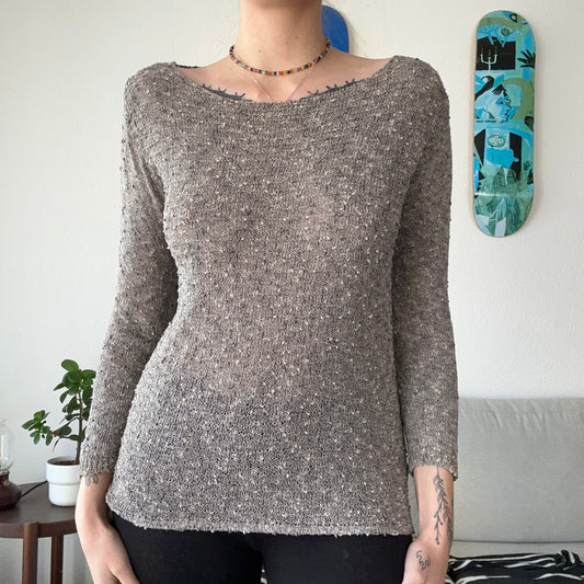 Gray Longsleeve with rose gold details | Bern