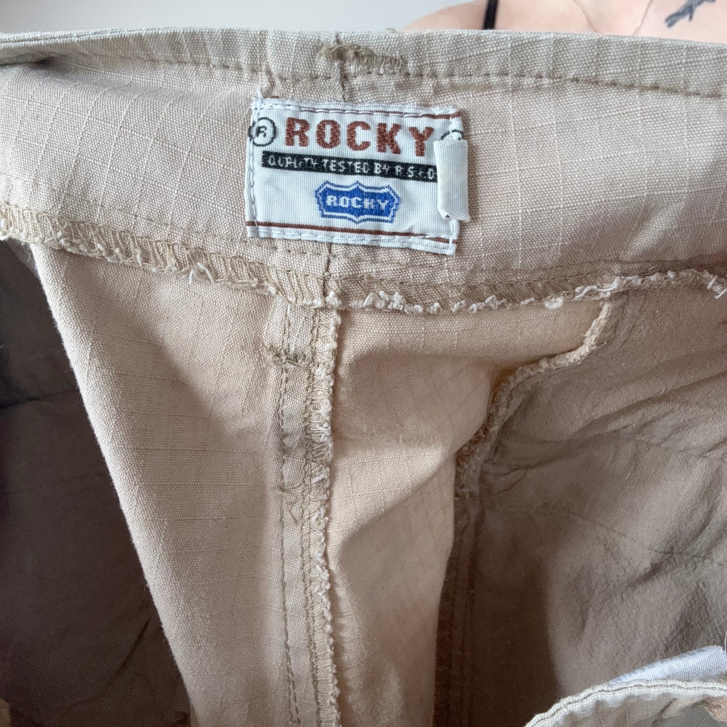Beige Shorts