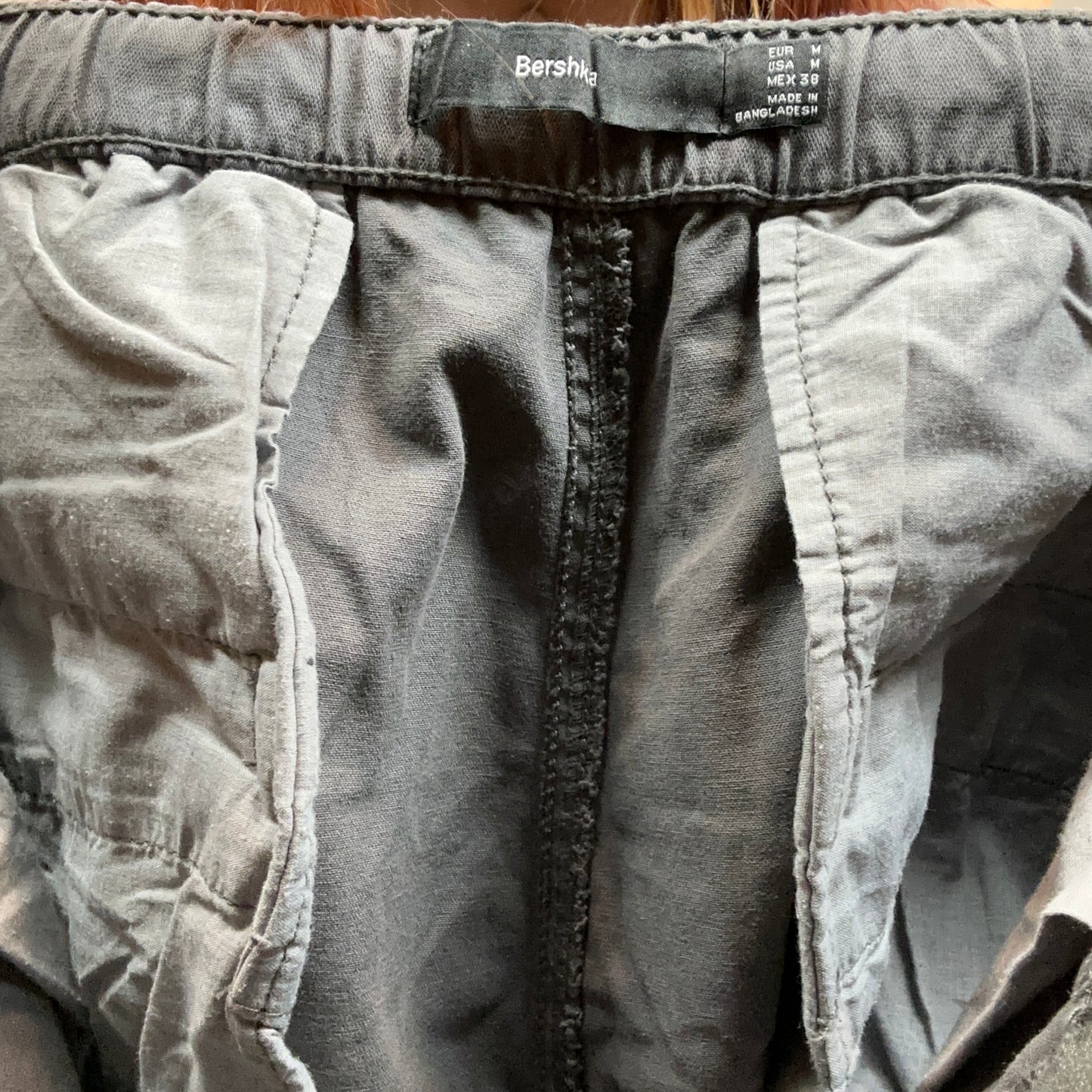 Gray Parachute Pants