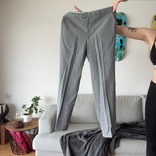 Gray Suit Pants