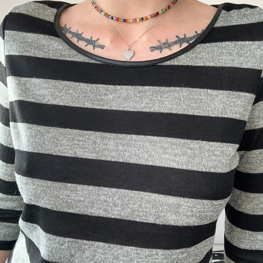 Black and Gray striped Longsleeve | Bern