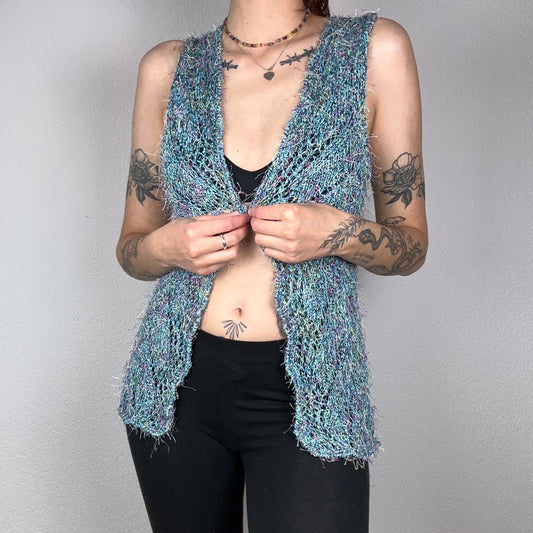 Blue Cardigan / Vest | Bern