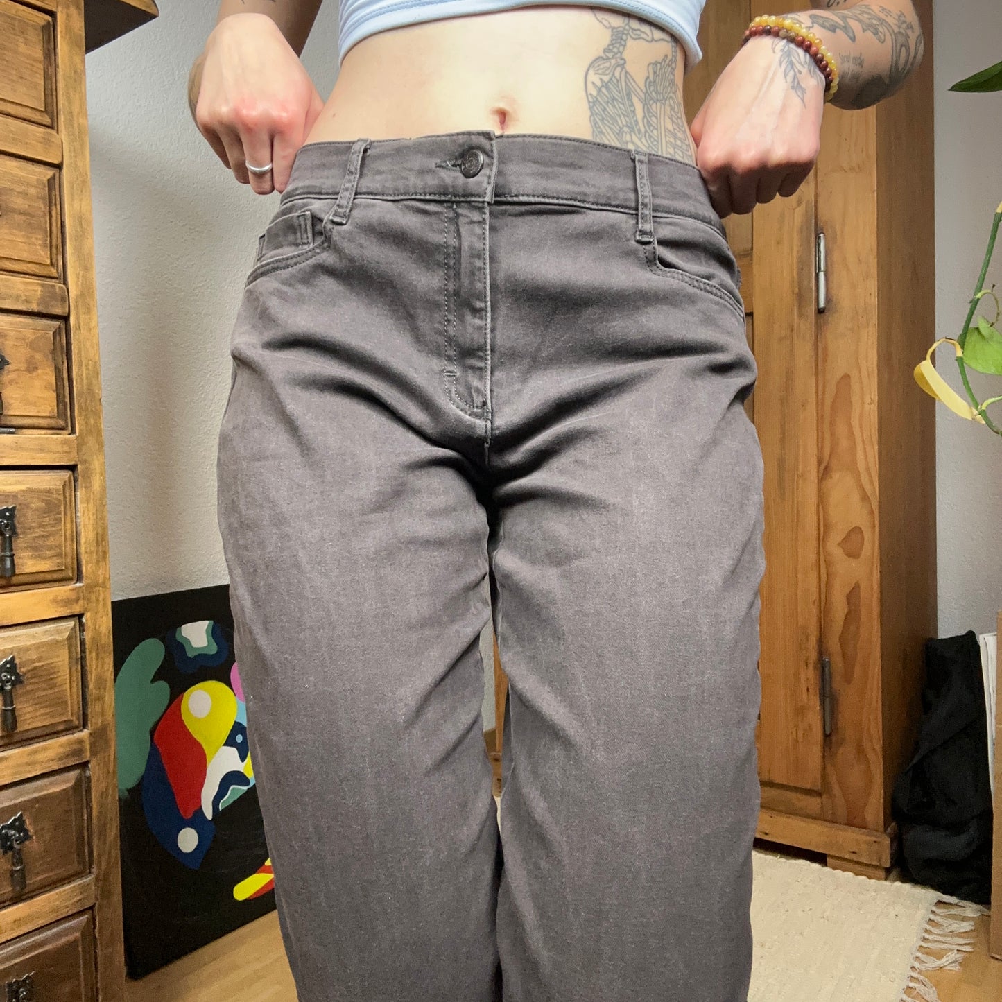 Gray Pants