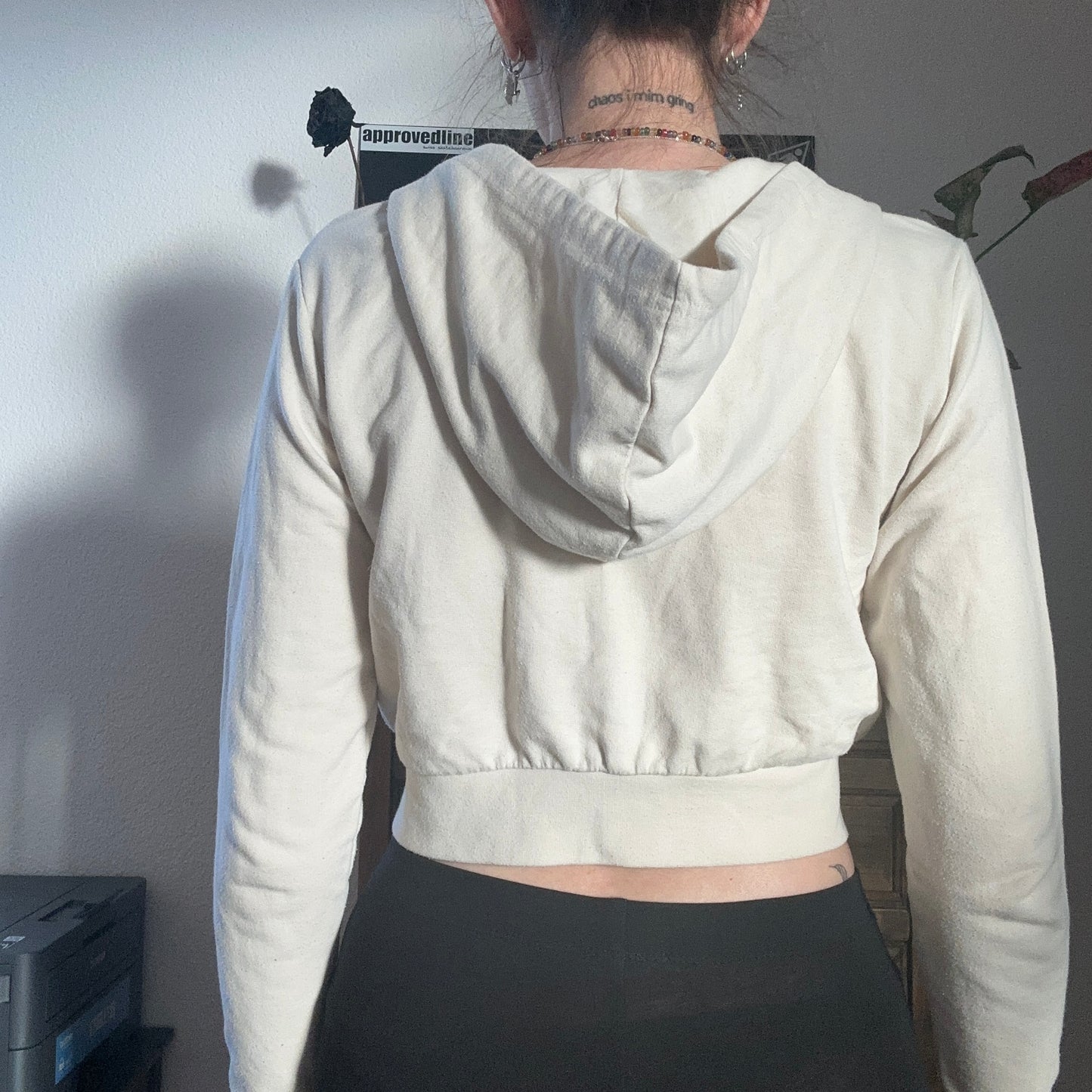 Beige cropped Jacket | Bern