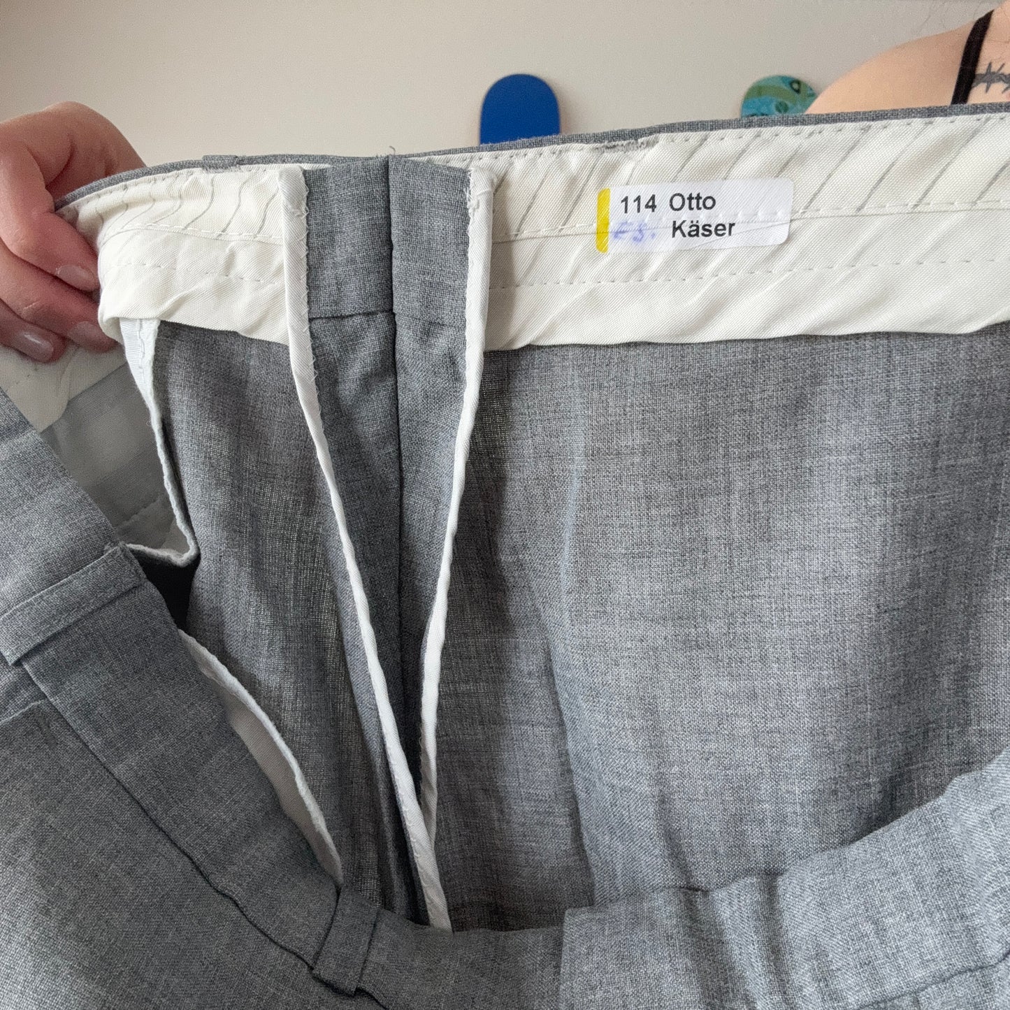 Gray Suit Pants