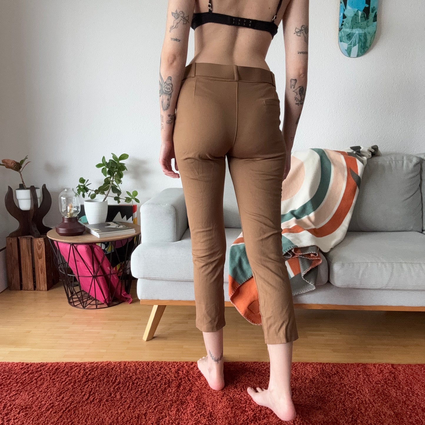Brown Pants with Belt | Bern